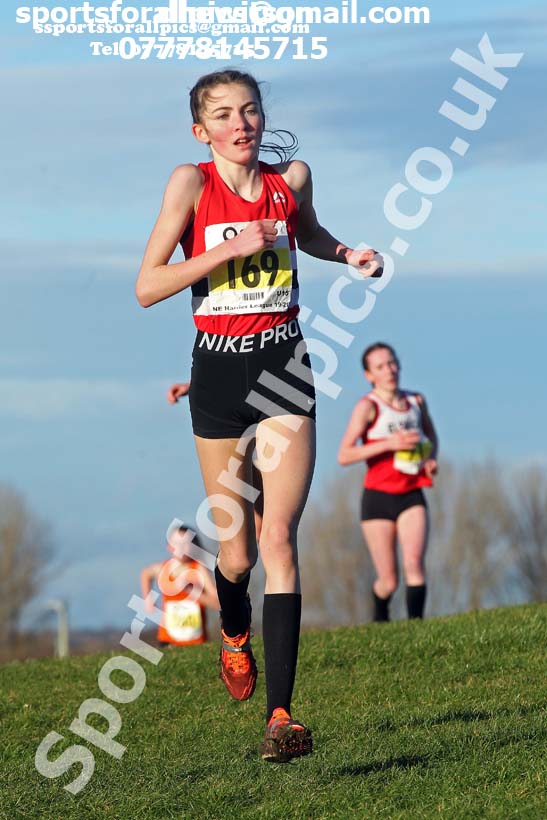 Girls under-15s Davison Shield, 2020 Sherman Cup/Davison Shield, Temple Park, South Shields.  Photo: David T. Hewitson/Sports for All Pics
